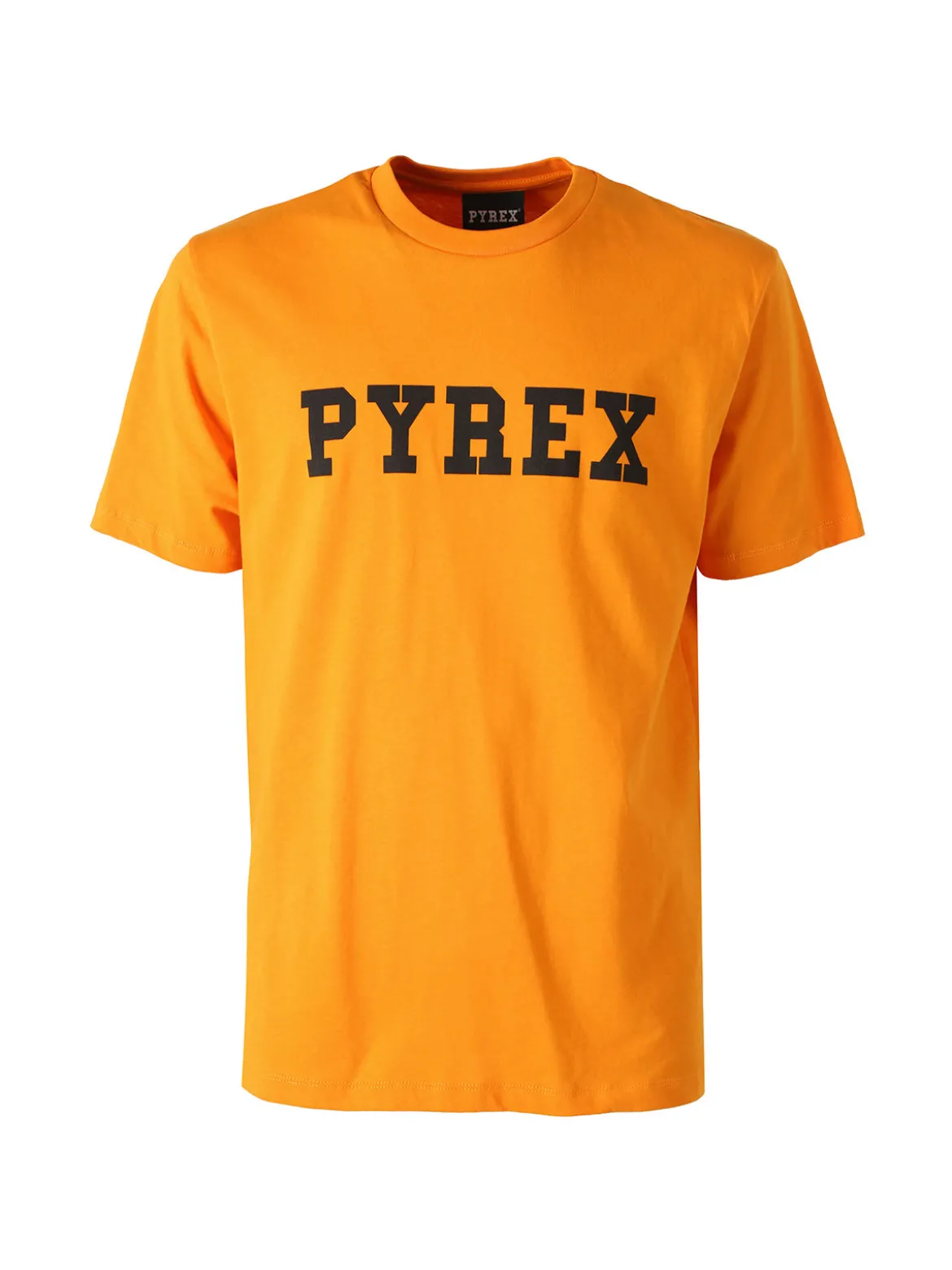 Pyrex T-shirt da uomo in cotone con logo - arancione