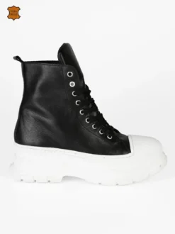 Queen Helena Genny Sneakers alte in pelle donna