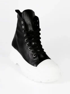 Queen Helena Genny Sneakers alte in pelle donna