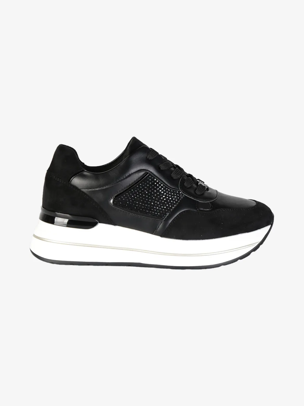 Queen Helena Sneakers donna con strass e platform
