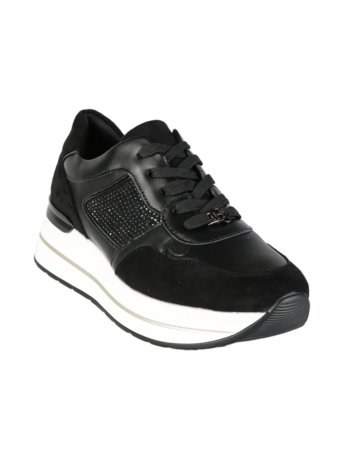 Queen Helena Sneakers donna con strass e platform