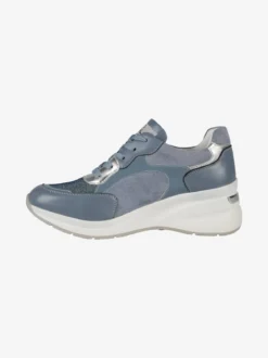 Queen Helena Sneakers donna stringate con zeppa