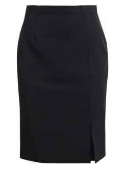 Radaus Gonna longuette donna con spacco - blu scuro