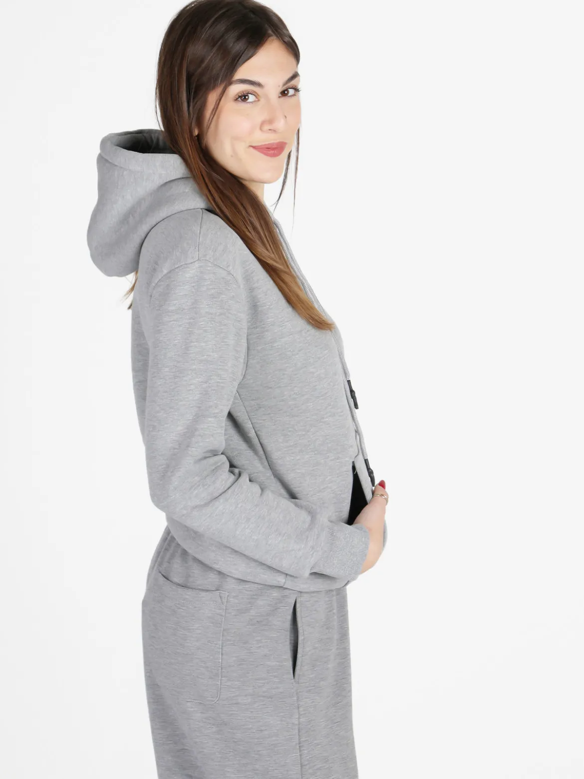 Raggi Lunari Felpa pesante da donna con cappuccio