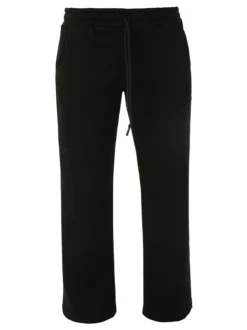 Raggi Lunari Pantaloni da donna in felpa a gamba larga con coulisse - nero