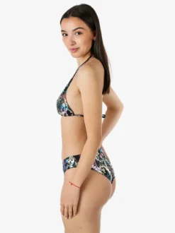 Rai7 Bikini donna con reggiseno imbottito a triangolo e slip - multicolore