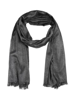 Regina Schrecker Sciarpa donna leggera lurex - antracite