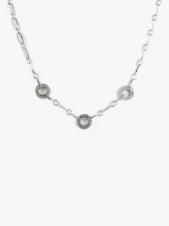 Rejena Collana donna in acciaio con strass