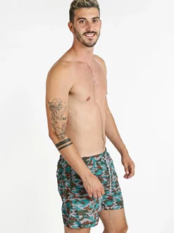 Renato Balestra Boxer da mare mimetico