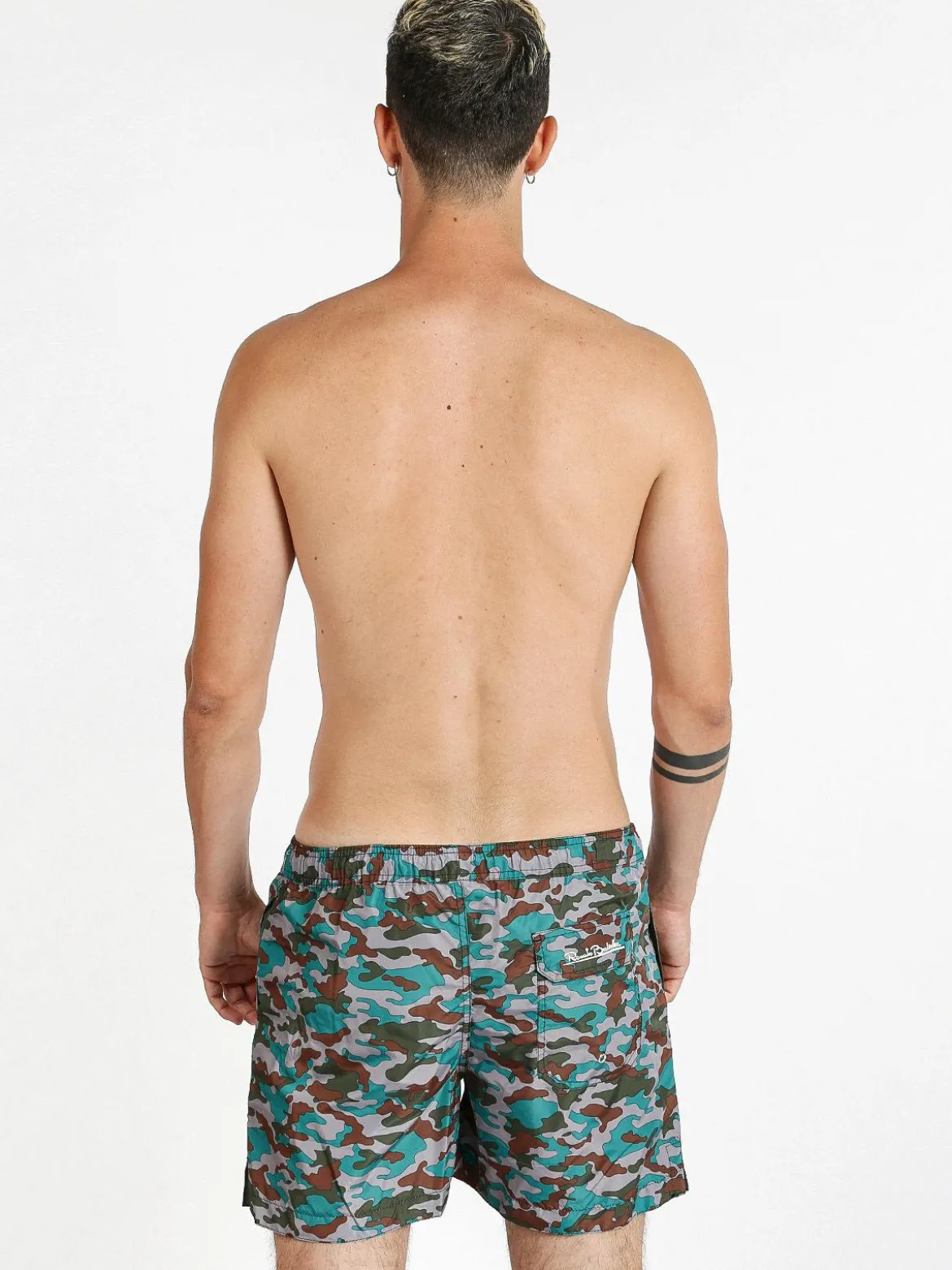 Renato Balestra Boxer da mare mimetico