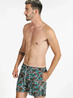 Renato Balestra Boxer da mare mimetico