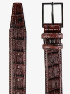 Renato Balestra Cintura in pelle effetto coccodrillo