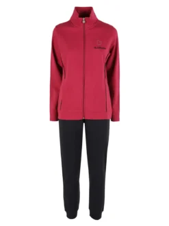 Renato Balestra Completo tuta donna 2 pezzi con felpa e pantaloni - bordeaux