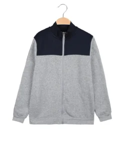 Renato Balestra Felpa da bambino full zip con strisce sulle maniche