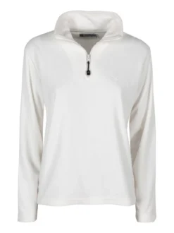 Renato Balestra Felpa donna in pile a mezza zip