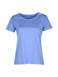 Renato Balestra T-shirt donna in cotone bielastico con glitter