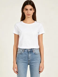 Renato Balestra T-shirt donna in cotone bielastico con glitter
