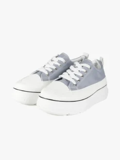 Renda Sneakers donna in tela con platform