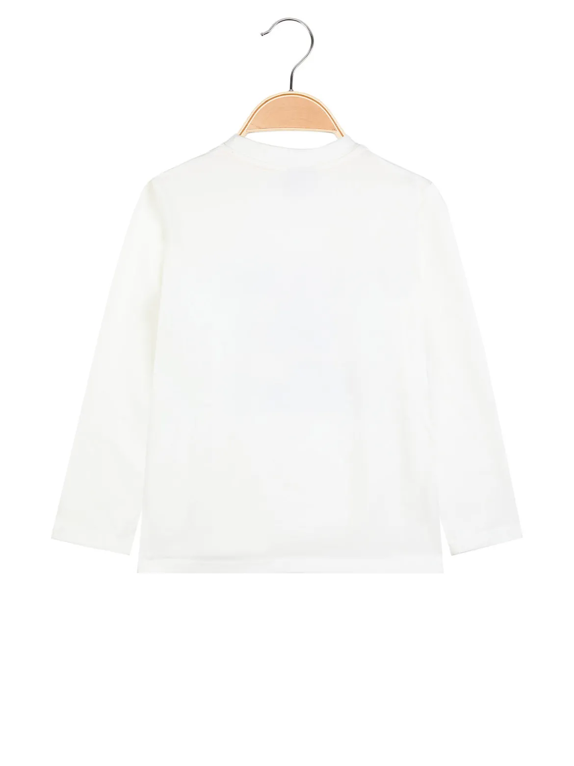 Re Panda T-shirt manica lunga da bambino con stampa