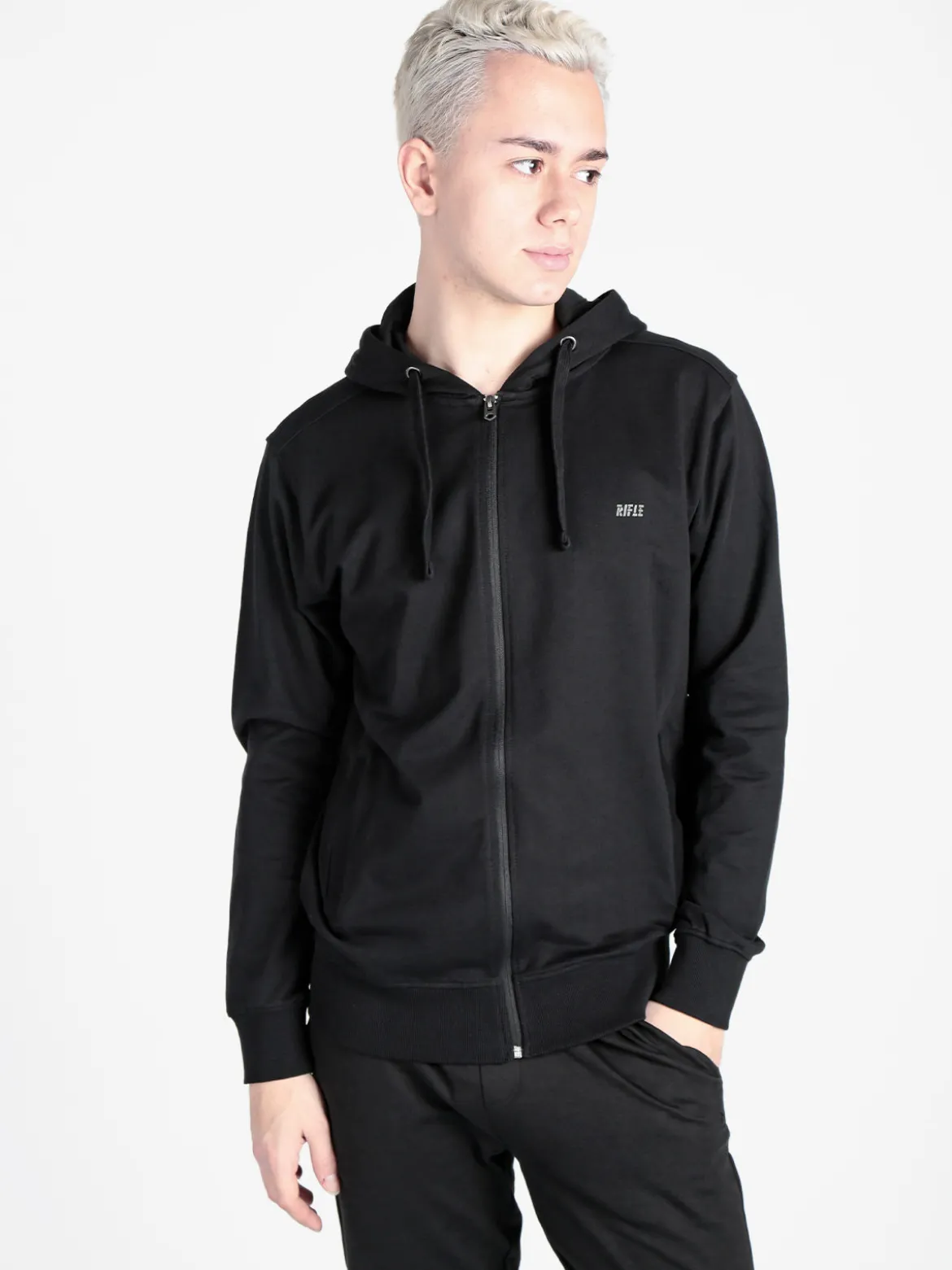 Rifle Felpa da uomo con cappuccio e zip