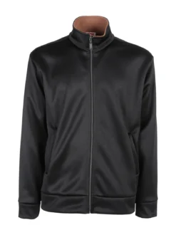Rifle Felpa giacca da uomo con zip intera - nero