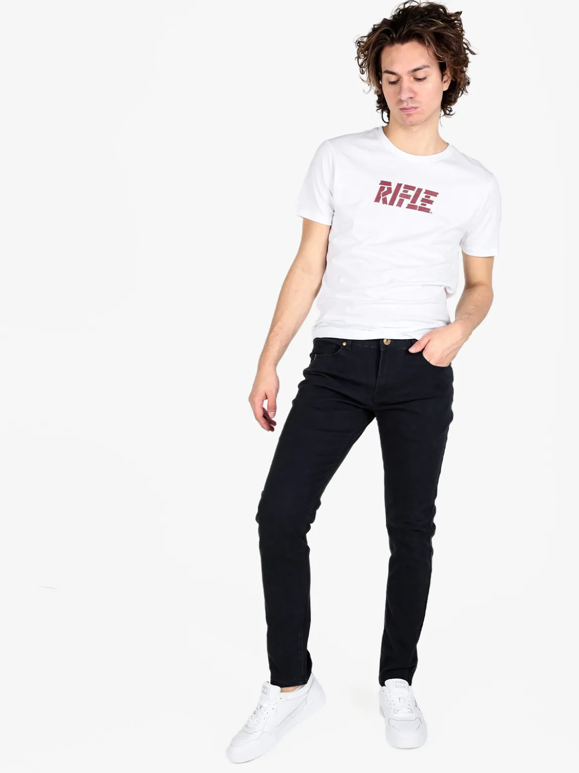 Rifle Jeans da uomo slim fit a vita bassa