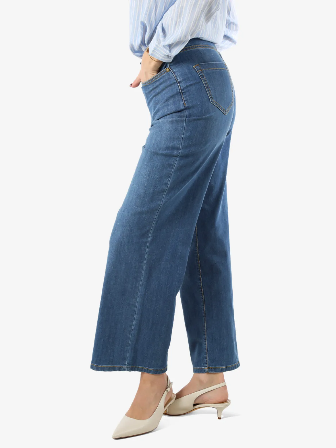 Rifle Jeans donna regualar fit a vita alta - jeans
