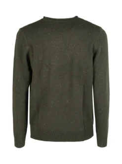 Rifle Maglione girocollo da uomo misto lana - militare
