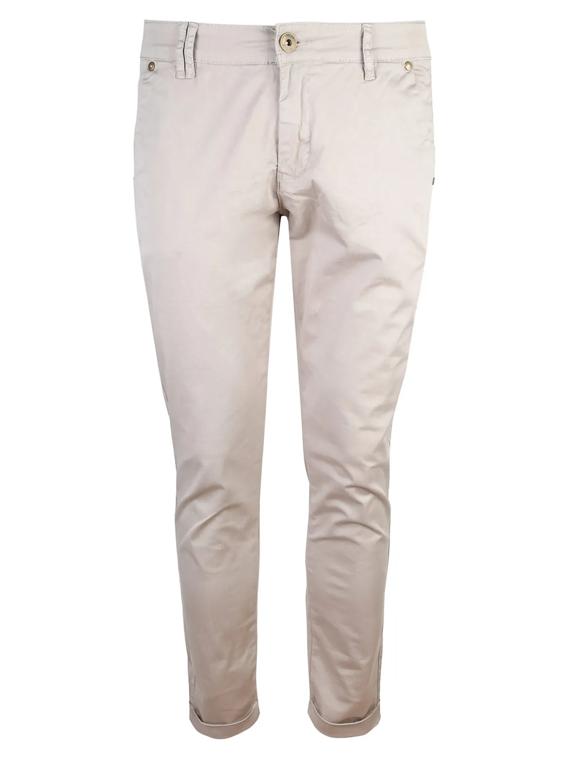 Rifle Pantaloni da uomo in cotone con risvolto finale