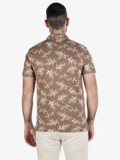Rifle Polo da uomo in cotone a maniche corte con stampe