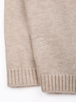 Rifle Sciarpa in maglia tinta unita - beige