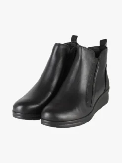Riposella Stivaletti in pelle da donna con zeppa