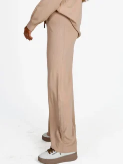Rossamiss Pantaloni donna in maglia con coulisse - nudo