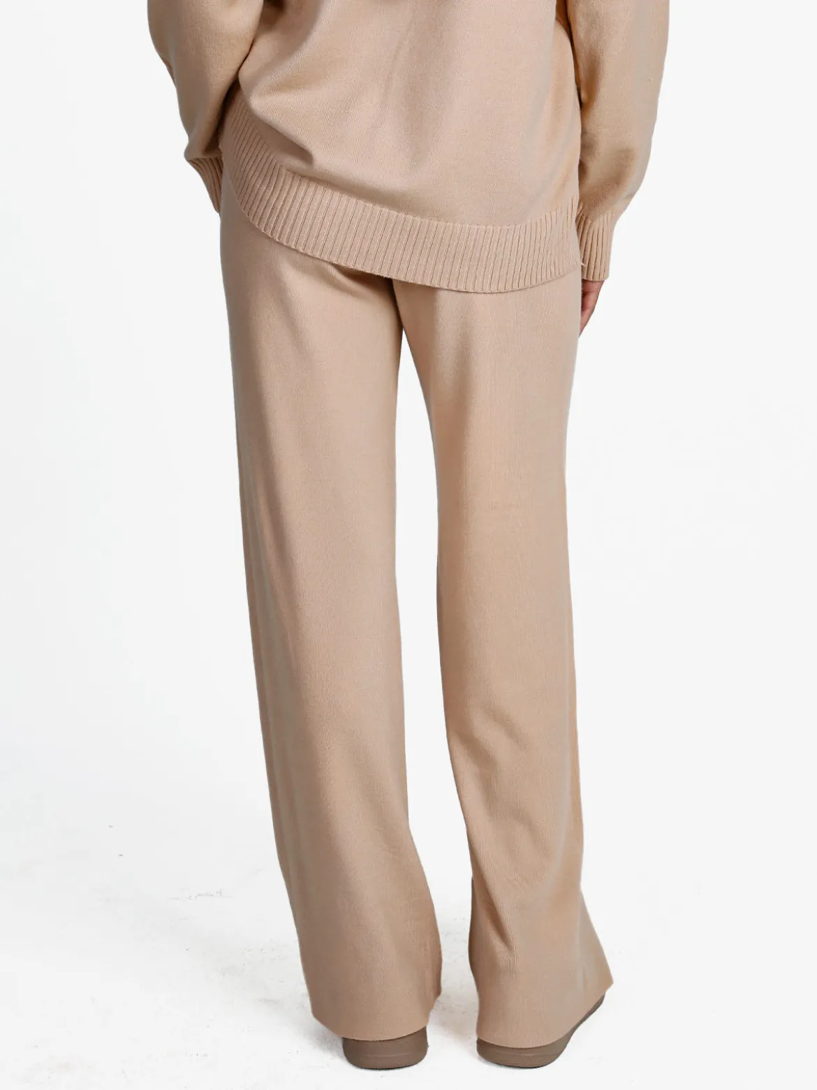 Rossamiss Pantaloni donna in maglia con coulisse - nudo