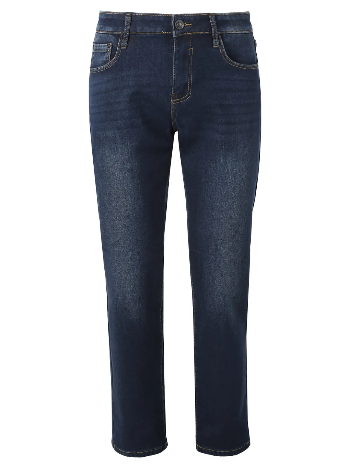 Ross Kemp Jeans da uomo a vita bassa con interno felpato - jeans
