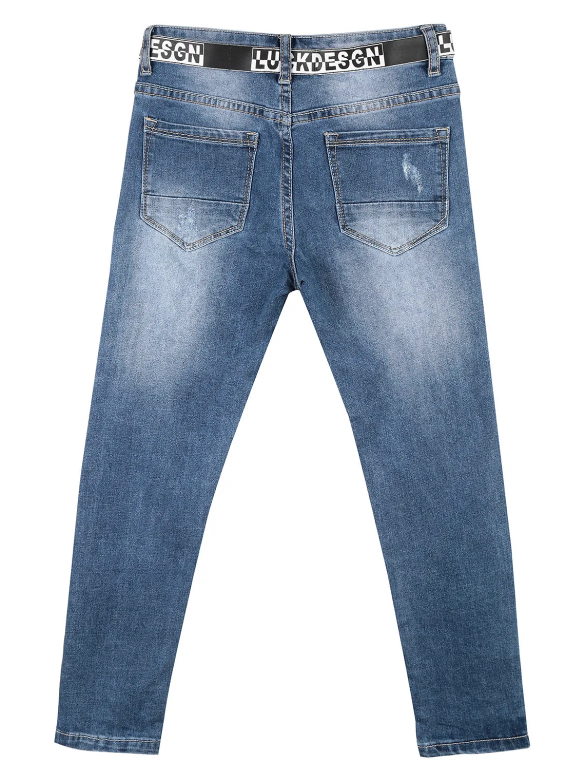 Run Boy Jeans da bambino con strappi