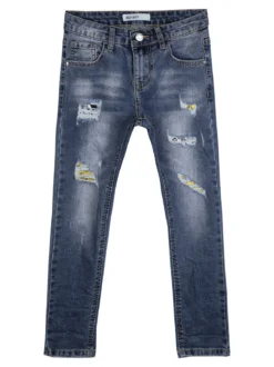 Run Boy Jeans da bambino con strappi