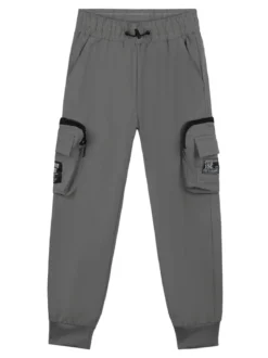 Run Boy Pantaloni da bambino con tasconi e polsini alle caviglie