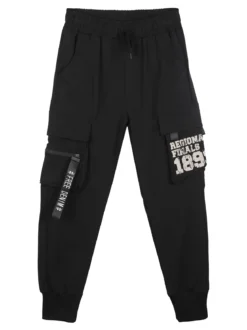 Run Boy Pantaloni da bambino con tasconi laterali