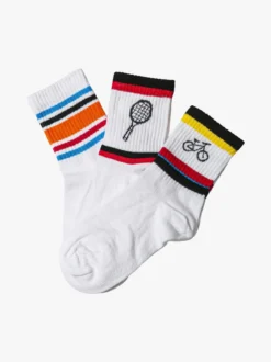 Scopri Confezione da 3 paia di calze tennis da bambino
