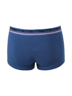 Scuola Nautica Italiana Boxer da uomo in cotone stretch - blu
