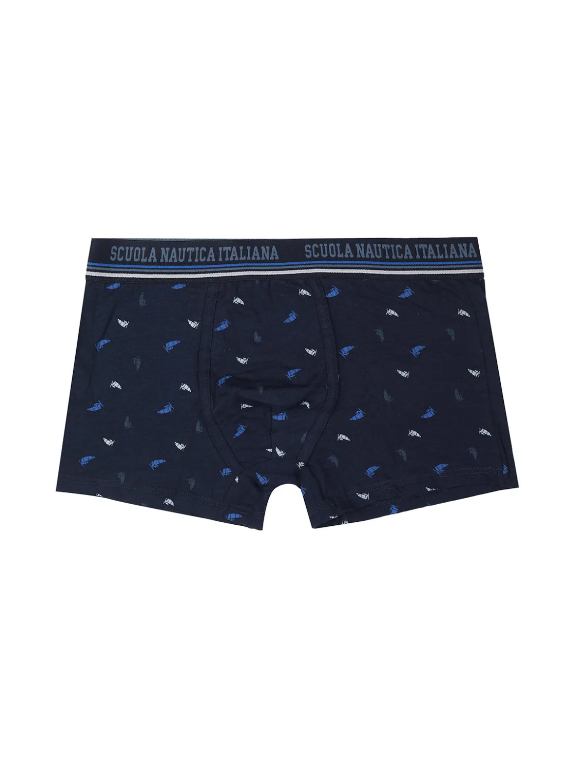 Scuola Nautica Italiana Boxer uomo in cotone con stampe