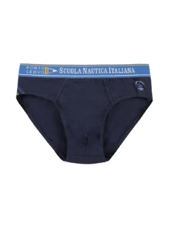 Scuola Nautica Italiana Slip da uomo in cotone