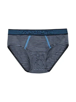 Scuola Nautica Italiana Slip da uomo in cotone a righe