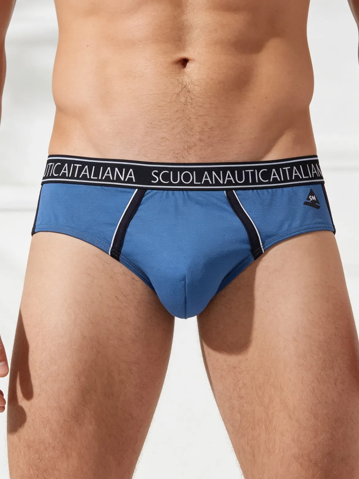 Scuola Nautica Italiana Slip uomo in cotone