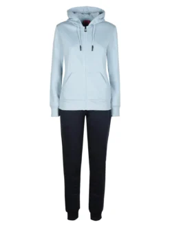 Scuola Nautica Italiana Tuta donna felpata 2 pezzi con cappuccio e zip