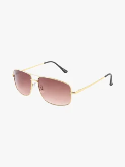 Seevision Occhiali da sole aviatore da uomo - marrone