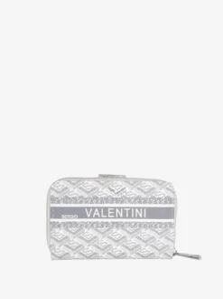 Sergio Valentini Portafoglio donna con bottone e zip - beige