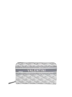 Sergio Valentini Portafoglio rettangolare da donna con stampe - beige