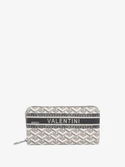 Sergio Valentini Portafoglio rettangolare da donna con stampe - khaki